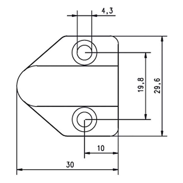 effeff Kabelübergang Messing 30cm 10318-30-----00